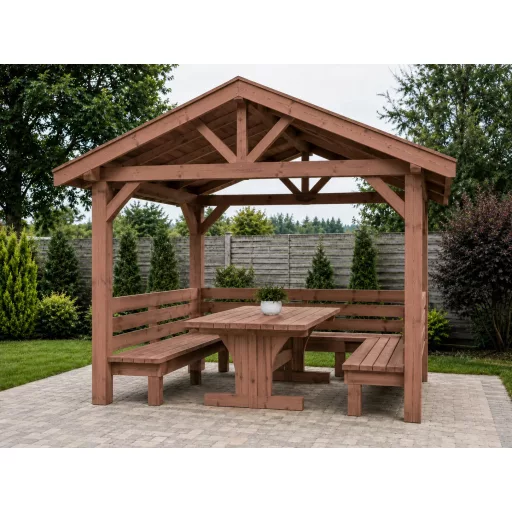 Factor Pergola kültéri fafesték teak színben 10 l 