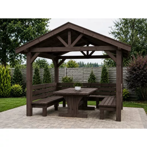 Factor Pergola kültéri fafesték wenge színben 10 l 