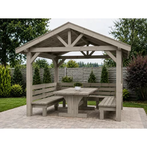 Factor Pergola kültéri fafesték ezüst nyír színben 10 l 