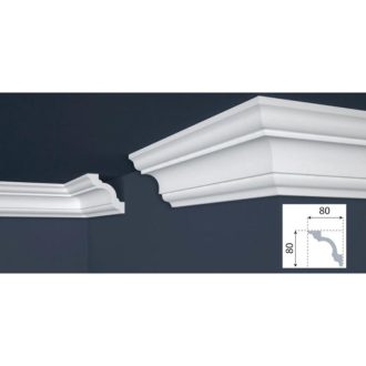 Díszléc MD80 80mmx80mm 2m/szál