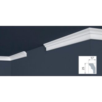 Díszléc MD25 25mmx17mm 2m/szál