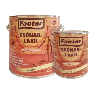Factor Csónaklakk magasfényű választható kiszerelésben