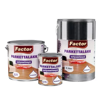   Factor Parkettalakk selyemfényű választható kiszerelésben