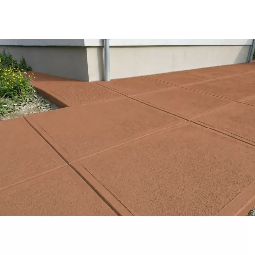 VALMOR Szemcsés Lábazat- és Betonfesték terrakotta színben 4l