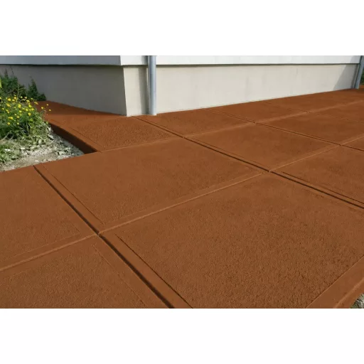 VALMOR Szemcsés Lábazat- és Betonfesték vörös színben 4l