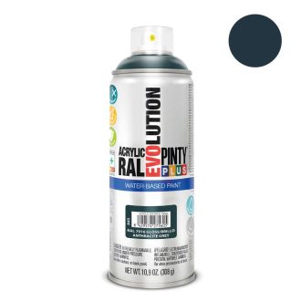 Pinty Plus Evolution fényes vizes bázisú akril festék spray Anthracit Grey  fényes 400ml RAL 70