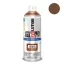 Pinty Plus Evolution fényes vizes bázisú akril festék spray Nut Brown  fényes 400ml RAL 8011