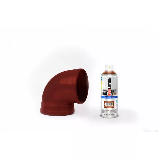 Pinty Plus Evolution fényes vizes bázisú akril festék spray Nut Brown  fényes 400ml RAL 8011