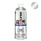 Pinty Plus Evolution fényes vizes bázisú akril festék spray Ezüst  400ml P150