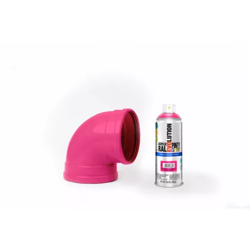 Pinty Plus Evolution fényes vizes bázisú akril festék spray Telemagenta  fényes 400ml RAL 4010