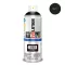 Pinty Plus Evolution fényes vizes bázisú akril festék spray Jet Black  matt 400ml RAL 9005