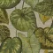 Tahiti/Decoprint TA25052 Trópusi leveles mintás bézs/zöld színű vlies tapéta  