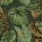 Tahiti/Decoprint TA25054 Trópusi leveles mintás zöld színű vlies tapéta  