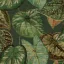 Tahiti/Decoprint TA25054 Trópusi leveles mintás zöld színű vlies tapéta  