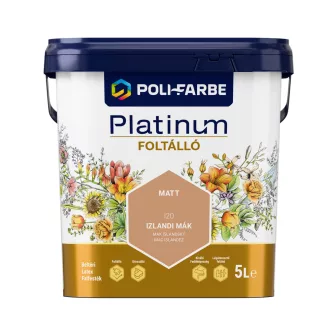 Poli-Farbe Platinum Foltálló beltéri latex falfesték  Izlandi mák I20 5l