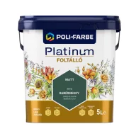 Poli-Farbe Platinum Foltálló beltéri latex falfesték Babérmeggy 2,5l