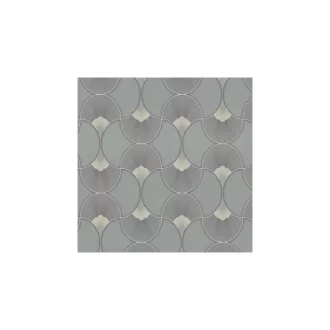 Evora/Sintra 459331 Art Deco mintás szürke színárnyalatú vlies tapéta  