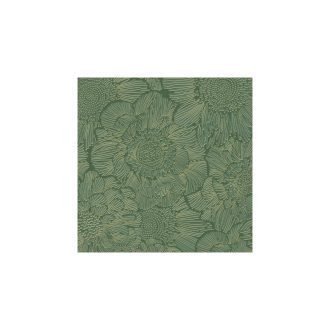 Tempo/Grandeco A56403 Virágmintás zöld színárnyalatú vlies tapéta  