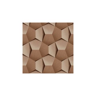 Tempo/Grandeco A54602 3D mintás barna színárnyalatú vlies tapéta  