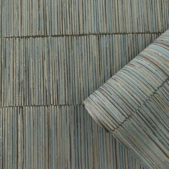 Boutique/Galerie SP-JA3004 Csíkos zöld színárnyalatú vlies tapéta  