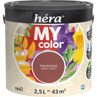   Héra My Color matt beltéri falfesték  bíborbarna színű 2,5l