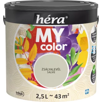   Héra My Color matt beltéri falfesték  zsályalevél színű 2,5l
