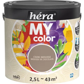   Héra My Color matt beltéri falfesték  csoki mousse színű 2,5l