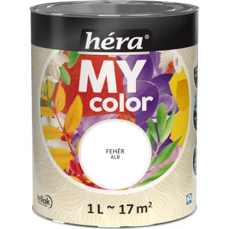 Héra My Color matt beltéri falfesték  fehér színű 1l
