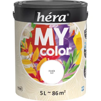 Héra My Color matt beltéri falfesték  fehér színű 5l