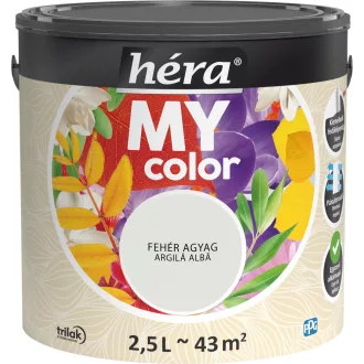   Héra My Color matt beltéri falfesték  fehér agyag színű 2,5l