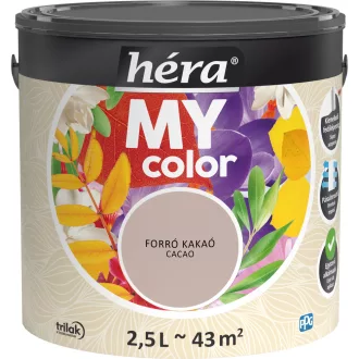   Héra My Color matt beltéri falfesték  forró kakaó színű 2,5l