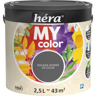   Héra My Color matt beltéri falfesték  galaxis szürke színű 2,5l