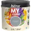 Héra My Color matt beltéri falfesték  grafitszürke színű 2,5l