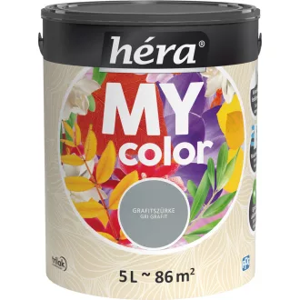   Héra My Color matt beltéri falfesték  grafitszürke színű 5l