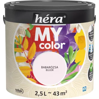   Héra My Color matt beltéri falfesték  babarózsa színű 2,5l