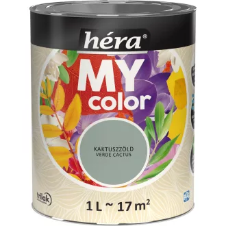   Héra My Color matt beltéri falfesték  kaktuszzöld színű 1l
