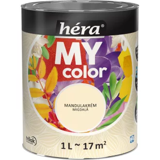   Héra My Color matt beltéri falfesték  mandulakrém színű 1l