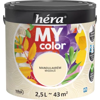   Héra My Color matt beltéri falfesték  mandulakrém színű 2,5l