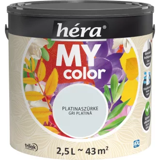   Héra My Color matt beltéri falfesték  platinaszürke színű 2,5l