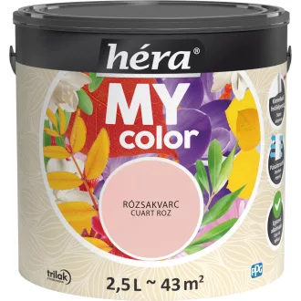  Héra My Color matt beltéri falfesték  rózsakvarc színű 2,5l