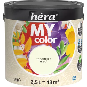   Héra My Color matt beltéri falfesték  tejszínhab színű 2,5l