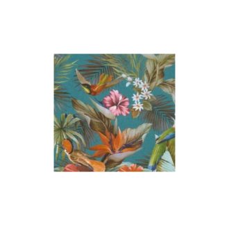 Eldorado/ Zeno 15514 Trópusi mintás zöld színárnyalatú vlies tapéta  