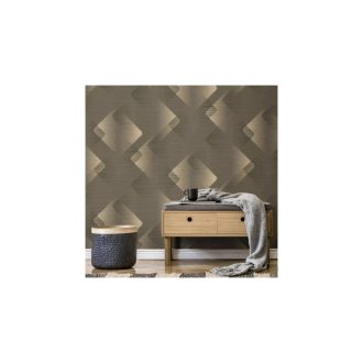 Elysium/Erismann  10479-15 Geometriai mintás barna színárnyalatú vlies tapéta  