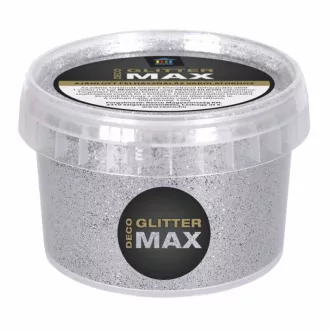   Csillámpor nemesvakolatba Revco Deco Glitter Max ezüst 170ml
