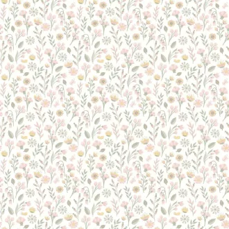   Virág mintás rózsaszín vlies gyerektapéta Sweet Dreams/UGEPA A83203