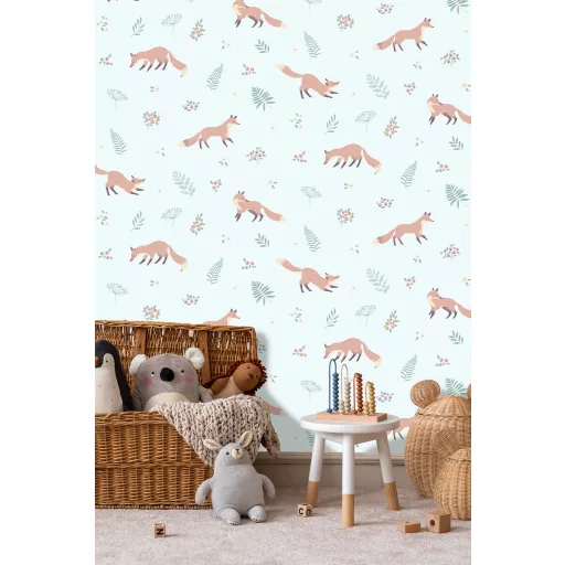 Állatos kék vlies gyerektapéta Sweet Dreams/UGEPA N06404