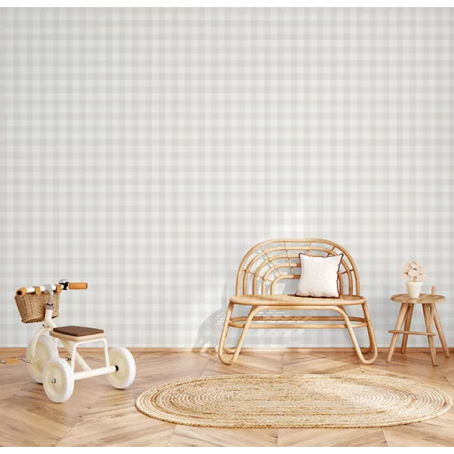 Kockás bézs vlies gyerektapéta Sweet Dreams/UGEPA N06807