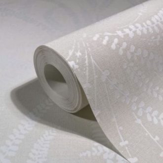 Levélmintás drapp vlies tapéta NOVAMUR/ORIANA 82507