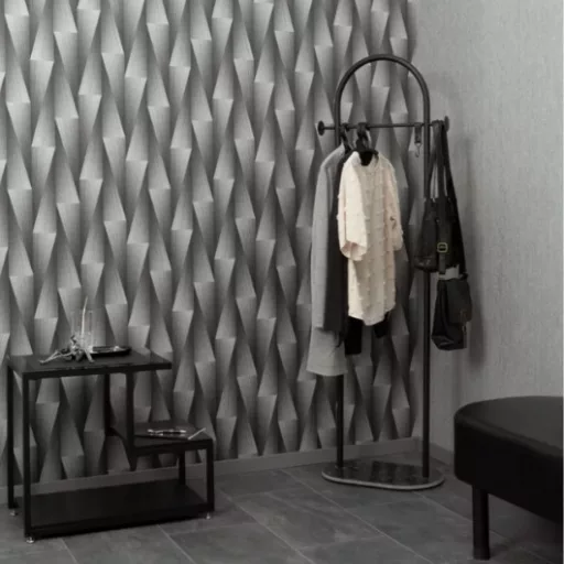 3D mintás ezüst színárnyalatú Vlies Tapéta FASHION FOR WALLS 5/ERISMANN 10526-29