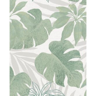 Avalon/Marburg 31604 Levélmintás zöld vlies tapéta